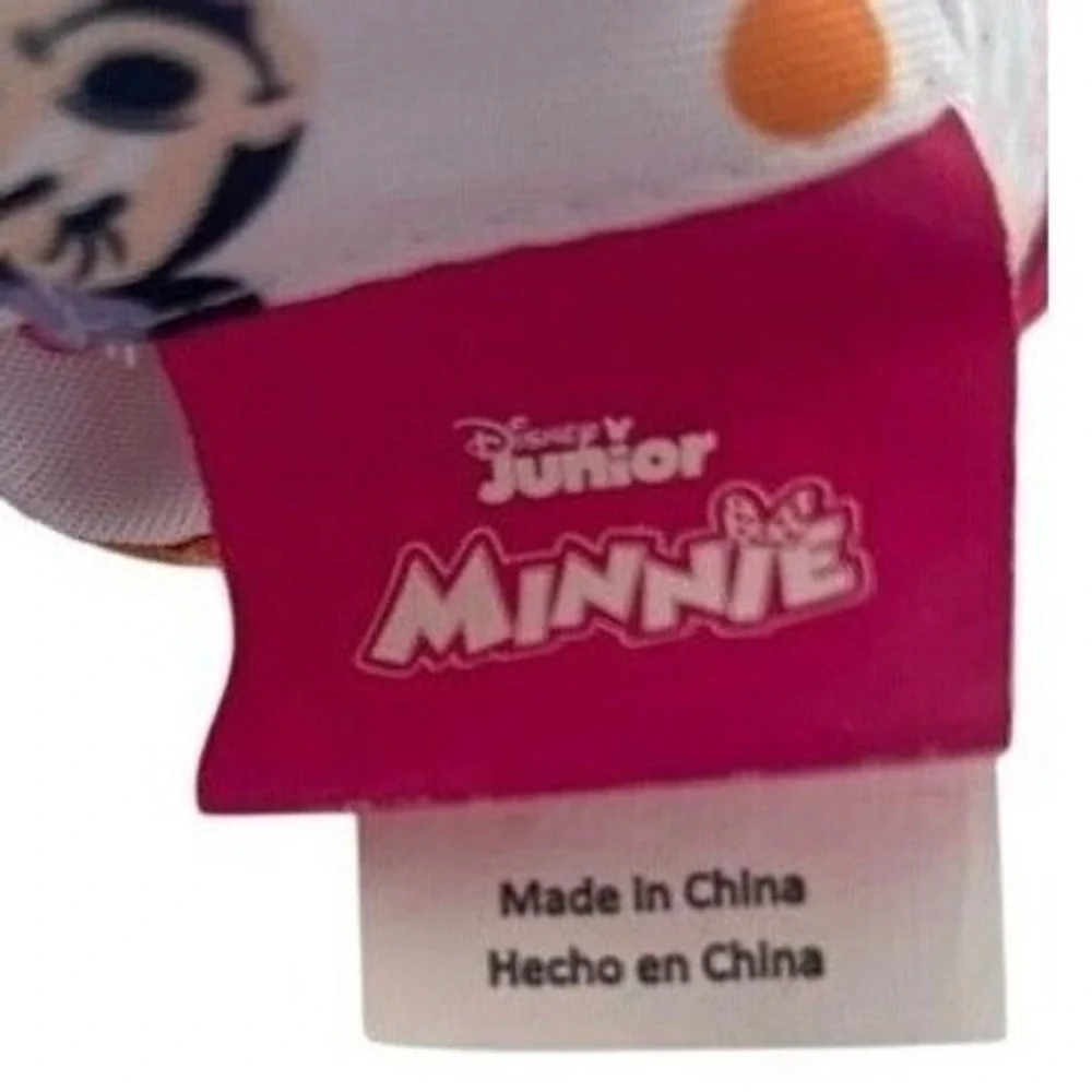 Disney Junior Minnie Bucket Reversible Sun Hat Pink Travel Vacation Parks‎